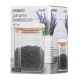Ardesto Jar Fresh, 480 ml, square, glass, bamboo