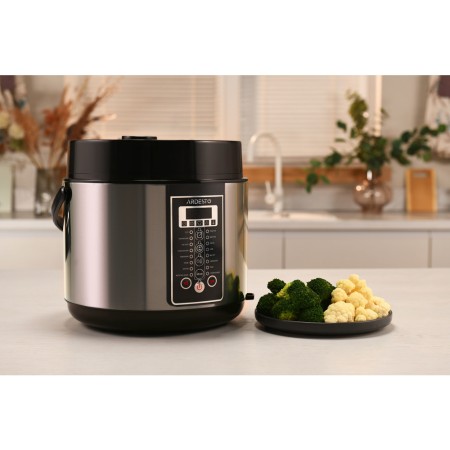 ARDESTO Multicooker, 860W, bowl-5L, electronic control, recipes book, inox+ plastic, bronz