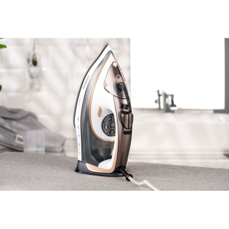 Ardesto Iron IR-B2245-E, 2400W, 400ml, steam boost, electric management, ceramic soleplate, white-grey