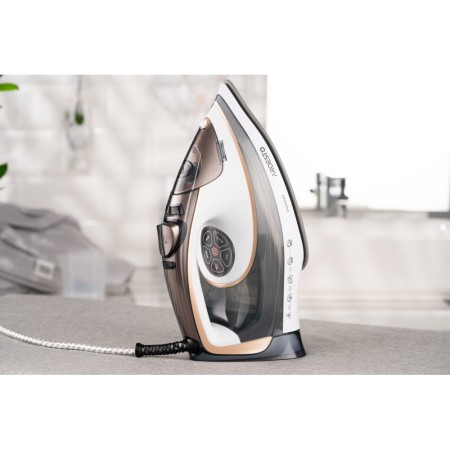 Ardesto Iron IR-B2245-E, 2400W, 400ml, steam boost, electric management, ceramic soleplate, white-grey