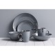 Ardest Soup plate Bagheria, 20 cm, Grey, ceramics