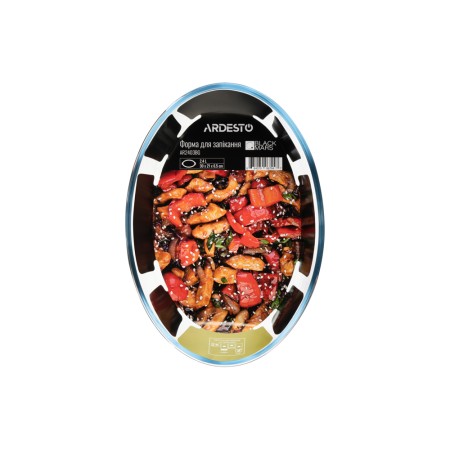 Ardesto Baking dish BLACK MARS, oval, 2.4 l