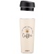 Ardesto Travel mug Coffee Time, 450ml, stainless steel, beige