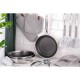 Ardesto Fry pan Black Mars Avior, 28cm, Triply stainless steel