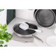 Ardesto Fry pan Black Mars Avior, 26cm, Triply stainless steel
