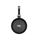 Ardesto Deep Fry pan with lid Gemini Livorno, 28cm, aluminium, black