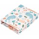 Ardesto Bedding set 1.5 Gloria, sateen, duvet cover160x220cm, bed sheet 160x220cm, pillowcases (2) 50x70cm, 100% cotton, cats peach
