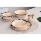 Ardesto Dinner plate Liguria Cream, 26cm, ceramics, creamy