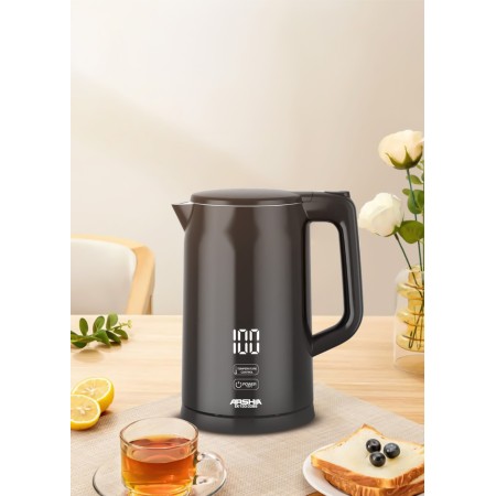 ჩაიდანი ელექტრო შავი 1.7ლ 1500-1800W EK130-3389 27226 ARSHIA