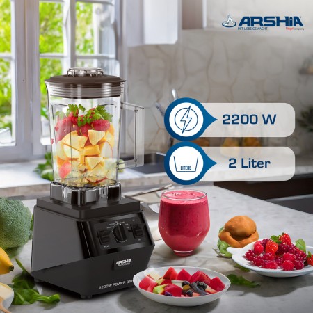 ბლენდერი PRO 2200ვტ ქილა 2ლტ 3-სიჩქარე BL050-3251 27241 ARSHIA