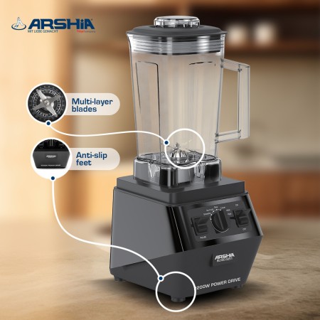 ბლენდერი PRO 2200ვტ ქილა 2ლტ 3-სიჩქარე BL050-3251 27241 ARSHIA