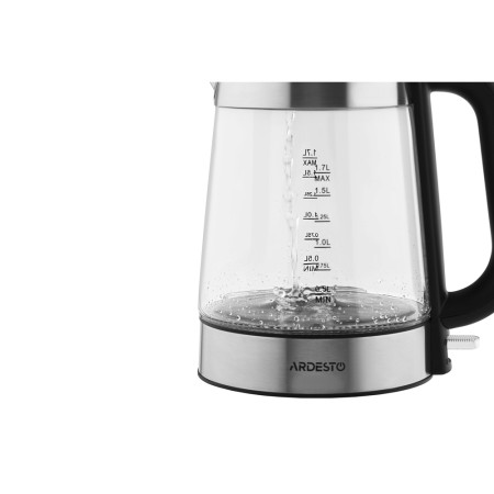Ardesto EKL-F200 Transparent glass electric kettle with LED-backlight