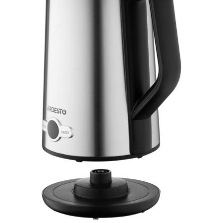 Ardesto Electric kettle  Steel Collection EKL-X52E, 1.7L, LED display, double-walled, STRIX, silver