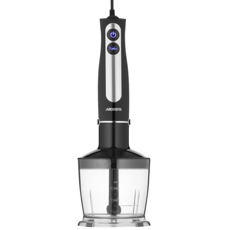 Ardesto blender submersible, 800W, 3in1, bowl-600ml, chopper 500 ml, black-silver