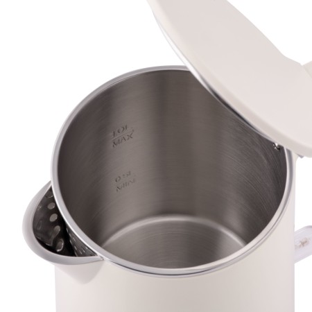 Ardesto Electric kettle, 1L, double-walled, Strix, beige