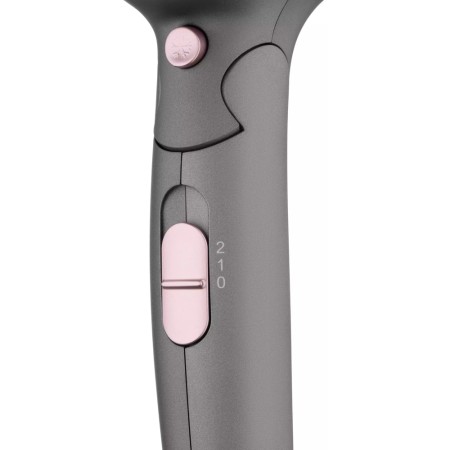 Ardesto Hair Dryer Pink Touch, 2000W, 2 speeds, 2 heat setting, foldable handle, gray+pink