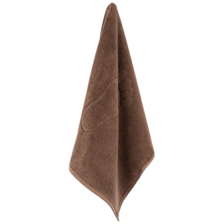 Ardesto Terry towel for feet Benefit, 50х70cm, 100% cotton, brown
