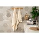 Ardesto Terry towel set Lotus, 50х90cm, 70х140cm, 2pcs, 100% cotton, ivory