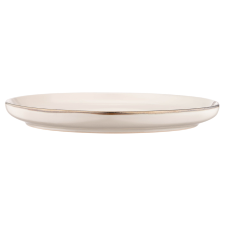 Ardesto Dessert plate Marmo, 19cm, ceramics, beige