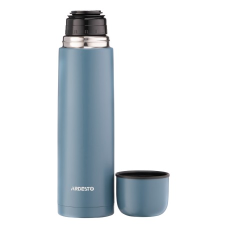 Ardesto Vacuum flask Bright City, 1000ml, stainless steel, dark blue