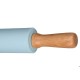 Ardesto Rolling Pin Tasty baking , blue, 43,5 cm, silicone, wood.