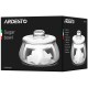 Ardesto Sugar bowl, 500ml, borosilicate glass, transparent