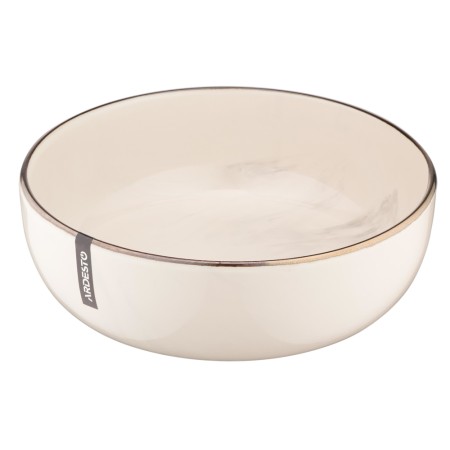 Ardesto Soup plate  Marmo, 19cm, ceramics, beige