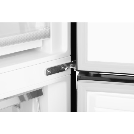 Ref ARDESTO with bottom freezer, 201.8x59.5x66, ref-256L, freez.-122L, 2doors, A+, NF, display ext, fresh zone, black