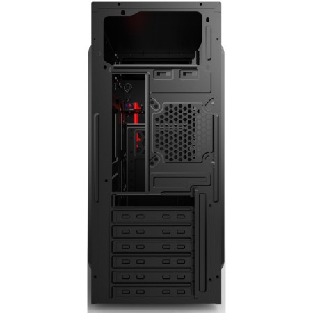 2E Computer case ALFA (E1903U-400)with PSU 2EATX400, MidT,2xUSB2.0,1xUSB3.0, steel (side panel), black