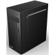 2E Computer case ALFA (E185-400) MidT, PSU 2E ATX400W, MidT,2xUSB2.0,1xUSB3.0, steel (side panel), black