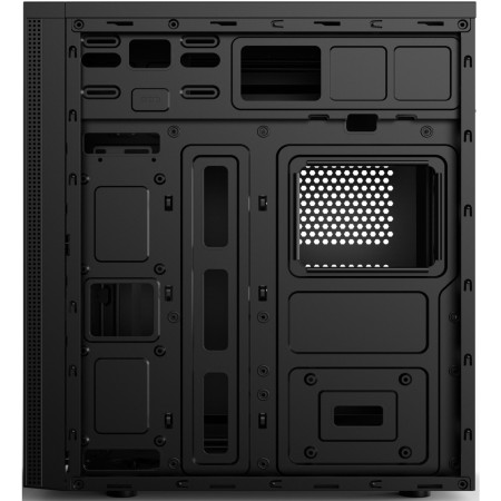 2E Computer case ALFA (E185-400) MidT, PSU 2E ATX400W, MidT,2xUSB2.0,1xUSB3.0, steel (side panel), black