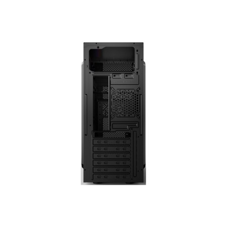 2E Computer case ALFA (E185) MidT,2xUSB2.0,1xUSB3.0, steel (side panel), without PSU, black