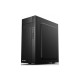 2E Computer case ALFA (E185) MidT,2xUSB2.0,1xUSB3.0, steel (side panel), without PSU, black