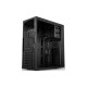 2E Computer case ALFA (E185) MidT,2xUSB2.0,1xUSB3.0, steel (side panel), without PSU, black