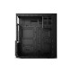 2E Computer case ALFA (E185) MidT,2xUSB2.0,1xUSB3.0, steel (side panel), without PSU, black