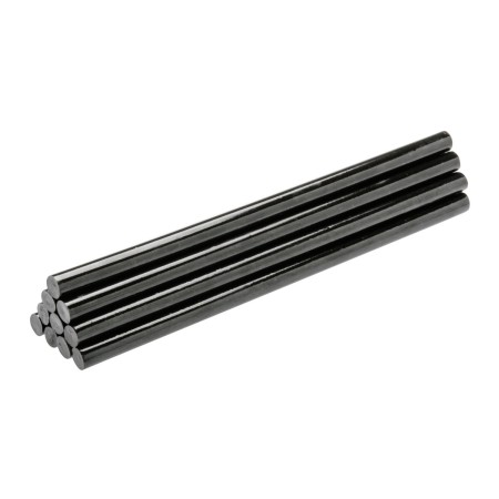 HT2C138 წებოს ჩხირები 11.2მმ*250 მმ (12 ცალი) შავი Glue sticks 250 mm, 12 pieces, black HÖGERT (10/40)