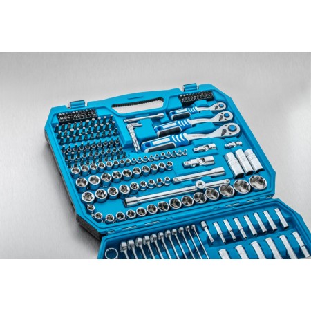 HT1R444 იარაღების ნაკრები Tool set 222 pcs Hoegert (2)