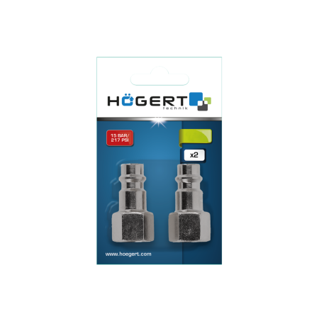 HT4R812 შტუცერი მუფტით 6.3mm, 2pcs