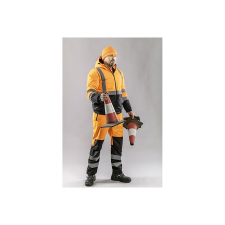HT5K482 ქუდი SULM knitted hat orange universal size (57-61 cm)