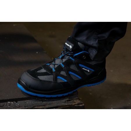 HT5K573-43 სამუშაო ფეხსაცმელი ELSTER 01 SRC black / blue size. 43 Hogert