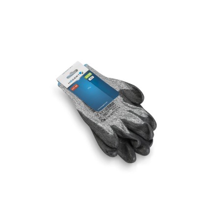 HT5K763-10 ხელთათმანი FUHSE Pu-coated anti-cut protective gloves HPPE grey/black 10