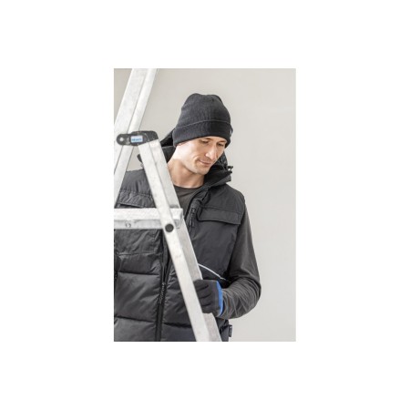 HT5K920-L ჟილეტი ჰუდით BORGER Insulated vest with a hood black L (52)