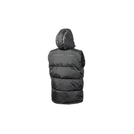 HT5K920-XL ჟილეტი ჰუდით BORGER Insulated vest with a hood black XL (54)