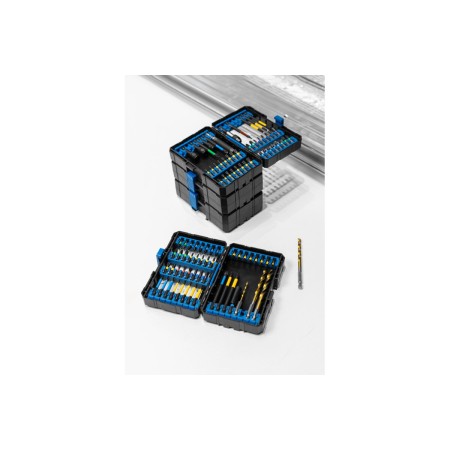 HT1S803 ძალისმიერი თავაკების ნაკრები 56 pcs. Impact Bits set
