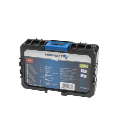 HT1S803 ძალისმიერი თავაკების ნაკრები 56 pcs. Impact Bits set