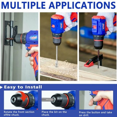 შურუპავიორტი ბატარიაზე 10MM/12V 1.5AH 15NM R2118212F SALI