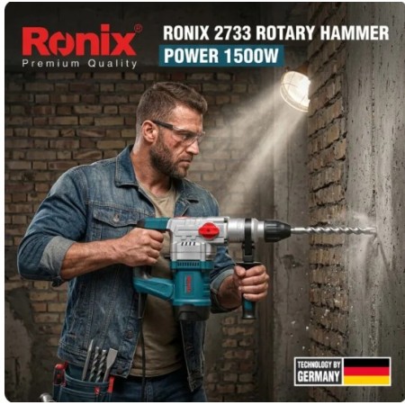 ელექტრო პერფორატორი Ronix-2733 32mm, 6J, 1500w SDS-PLUS