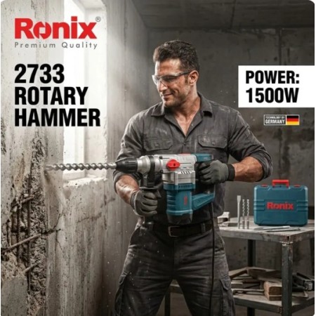 ელექტრო პერფორატორი Ronix-2733 32mm, 6J, 1500w SDS-PLUS
